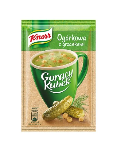 Gorący Kubek Ogórkowa z grzankami Knorr 13g