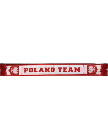 Polen Polska - Fans Schal weiβ 130x18cm Sportteam