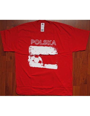Pologne Polska - t-shirt "Polska" rouge XL