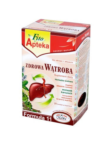 Herbata Fito Apteka Zdrowa wątroba Malwa 20 torebek