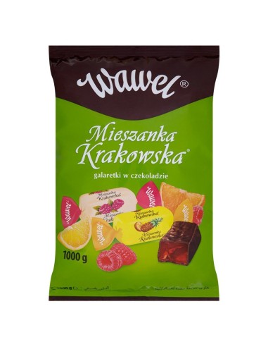 Wawel Mieszanka Krakowska Geleebonbons in Schokolade 1kg