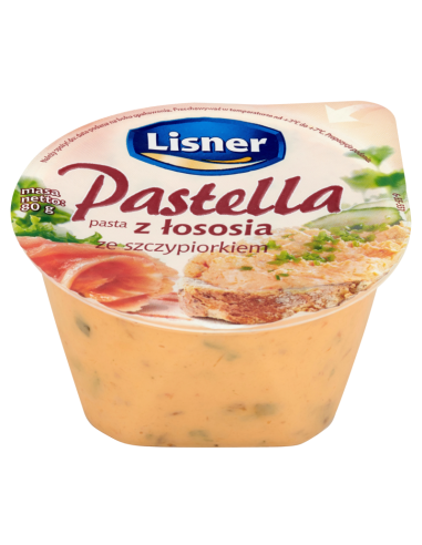 Ryba Pasta z łososia ze szczypiorkiem Pastella Lisner / Seko 80g