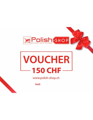 Voucher/bon Polish Shop - 150 CHF