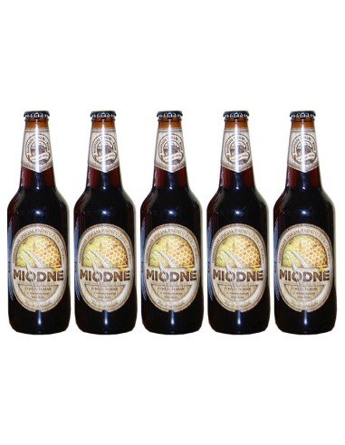 5x Bière Miodne (Browar Kormoran) en bouteille 500ml