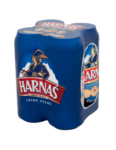 4x Harnas beer can 500ml
