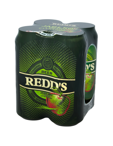 4x Redd's beer can 500ml