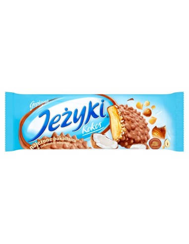 Biscuits au chocolat Jezyki Noix de coco Jutrzenka 140g