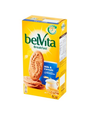 Ciastka śniadaniowe zboża + mleko belVita 300g