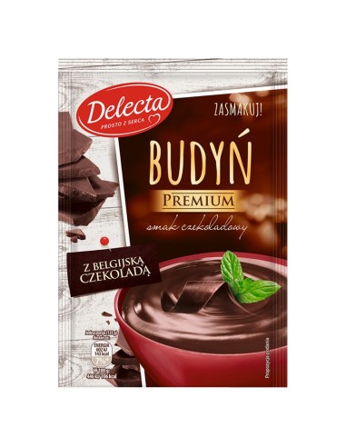 Budyń czekoladowy z belgijską czekoladą Premium Delecta 47g