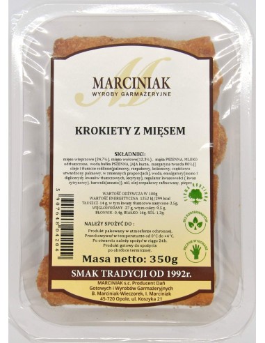 Krokiety z mięsem Marciniak 350g